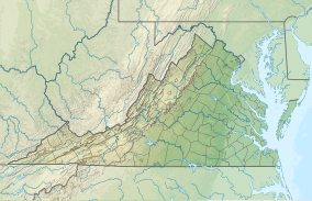 Map showing the location of Shaw Gap