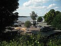 View of the lake from Wannsee railway station
