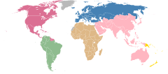 Mappemonde FIFA