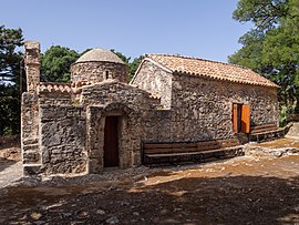 The 14th century church of Jesus the Savior at Temenia