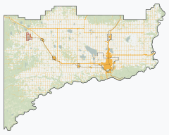 County of Grande Prairie No. 1 is located in County of Grande Prairie