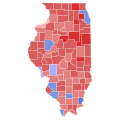 2002 Illinois State Treasurer election results map by county