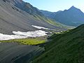 Blick vom Schafälpli zum Gipfel