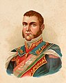 Image 1Agustín de Iturbide the first Emperor of Mexico in 1822 after leading the Mexican War of Independence against Spain, but his reign was short-lived, lasting only until 1823 when he abdicated, and Mexico transitioned to a republic. (from History of Mexico)