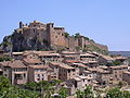 Le château et la collégiale d'Alquézar.