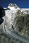 Bas Glacier d'Arolla, im Hintergrund der Petit Mont Collon