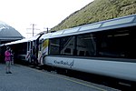 AK carriages on a TranzAlpine service