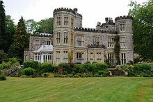 Colour photo of Avon Castle, where Hall retired to in later life.