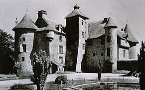 Château de Cordès, lieu de transfert de la Bibliothèque nationale et universitaire de Strasbourg de mars 1939 à octobre 1941 cliché BNU.