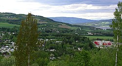 View of the village of Biri