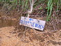 Sign marking the path to Haad Khuad