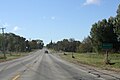 Looking south at Burnett sign