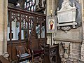 Chair on the altar.