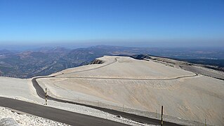 Crête versant sud et col des tempêtes vus depuis le sommet.