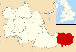 Shown within the West Midlands (county)