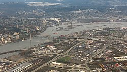 Aerial view of South Westminster