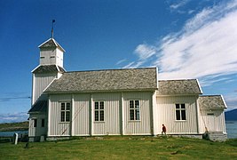 Gimsøy Church at Gimsøysand