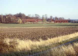 Hallunda gårds jordbruksmark 1964.