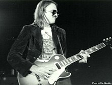 Curulewski performing in 1974