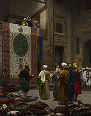 Marchand de tapis au Caire (1887), Minneapolis Institute of Arts.