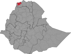 Location of Kafta Humera