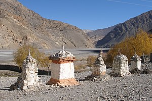 Kali Gandaki Valley near Kagbeni, the gateway to Upper Mustang