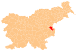 The location of the Municipality of Kozje