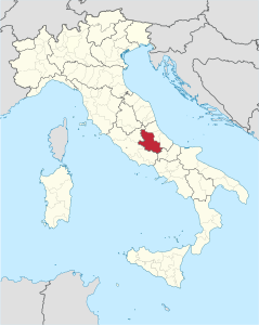 Provincia dell'Aquila – Localizzazione