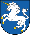 Arms of Merkinė, Lithuania