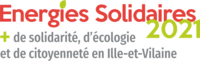 Logotype officiel Énergies Solidaires 2021 (majorité départementale) pour les élections départementales de 2021 en Ille-et-Vilaine.