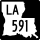 Louisiana Highway 591 marker