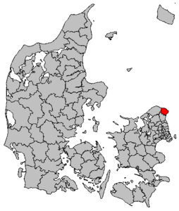 Comune di Helsingør – Localizzazione