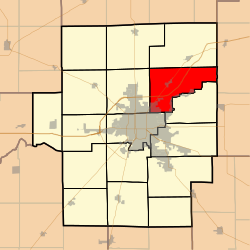 Location in Macon County