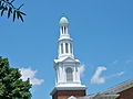 Memorial Hall clock tower.