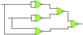 XOR gate using NOR gates