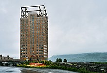 La plus grande construction en bois lamellé croisé en Norvège.