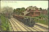 Commuter trains at Newtonville station under Boston & Albany operations in 1911