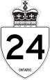 Highway 24 marker