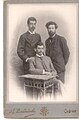 Photo of Peyo Yavorov, Mihail Gerdzhikov and Georgi P. Stamatov, 1901-1902