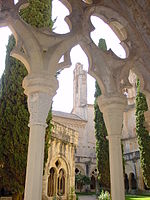 Claustro del monasterio de Poblet