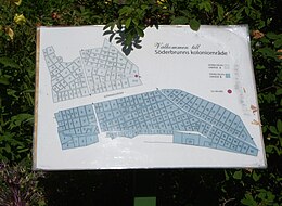 Söderbrunns koloniområde på sommaren 2010