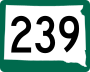 Highway 239 marker