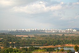 São José dos Campos stadssilhuett.