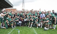 I Trojans campioni d'Irlanda 2015