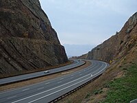 I-68 passing through the Sideling Hill road cut