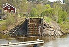 Östra brofästet för Stäketbron