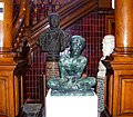 Statues in the library