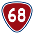 Provincial Highway 68 shield}}