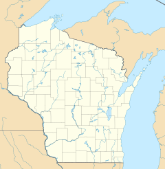 map of Wisconsin with markers for the location of each council camp