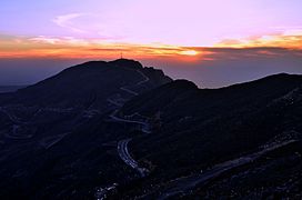 View from the Jabal Jais Road